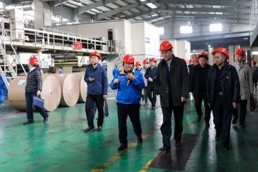 国度邮政局赵民一行光临SBOBET利记调研快递包装绿色治理试点工作