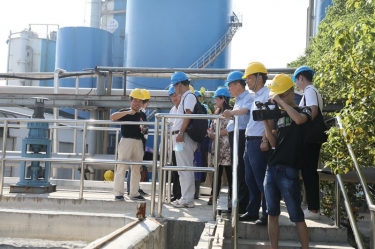 浙江省生态环境厅一行到光临SBOBET利记纸业调查领导